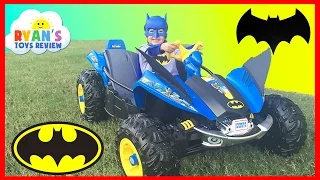 BATMAN BATMOBILE Power Wheels Batman 12V Dune Racer Unboxing