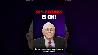 Charlie Munger Stock Market Crash | #Shorts