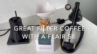 Making Great Filter Coffee with a Flair 58