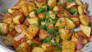 Simple Delicious Stovetop 'Roasted' Potatoes