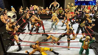 WWE action figure 20 man ROYAL Rumble match for hardcore championship