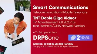 TNT Doble Giga Video+ TV Ad Q1 2023 15s with Daniel Padilla & Kathryn Bernardo (GMA Network Ver.)
