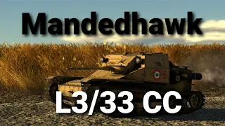 I play the smallest tank in the game! L3/33 CC in War Thunder