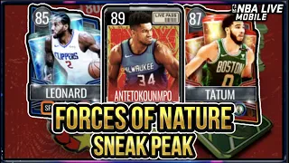 89 OVR GREEK FREAK! NEW LIVE PASS, TIPOFF SZN & FORCES OF NATURE FIRST LOOKS | NBA LIVE MOBILE 21 S5