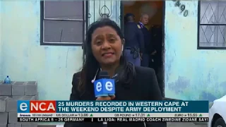 25 murders recorded in Cape Town despite army presence