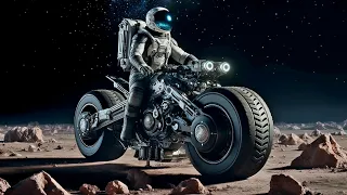 Space Bikes Envisioned By AI