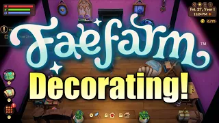 Easy Indoor & Outdoor Decorating in Fae Farm! 🏠