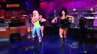 Nicki Minaj - Right Thru Me - Late Show with David Letterman