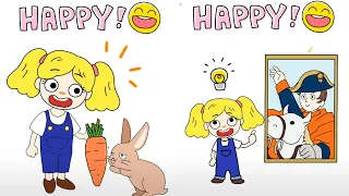 Draw Happy Puzzle All Levels 1-50 Gameplay Walkthough HD