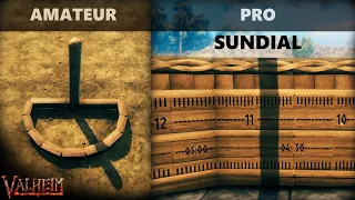 Three Levels of Sundial 🕗 Valheim Time Keeping