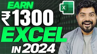 #1 Excel trick to earn Rs  1300 in just 1 hour 2024 🚀