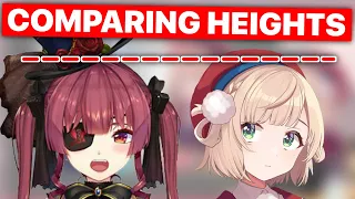 Ui-mama Compares Height With Marine (Shigure Ui) [Eng Subs]