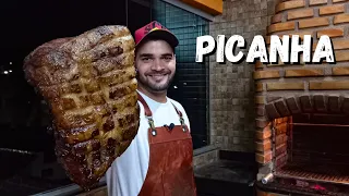 COMO FAZER PICANHA NA CHURRASQUEIRA | Picanha bovina | Churrasco com picanha