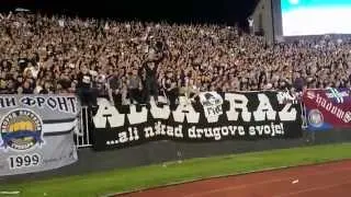 TM CREW . Partizan Belgrade - Tottenham 0-0 . Europa League . 19.10.2014 . Mars na Drinu