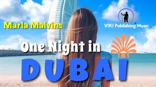 One Night in Dubai | Marla Malvins | Lyric Video | Female Cover | Arash | VIKI Publishing Music