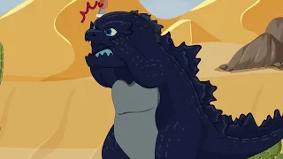 TEAM GODZILLA   KONG vs TEAM VENOM GODZILLA Positional Warfare  Godzilla Cartoon Compilation 19