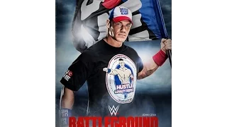 WWE Battleground 2016 Final Matchcard