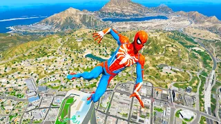 GTA 5 Epic Ragdolls Spiderman 4K Compilation With GTA USTAD Episode 38 (Funny Moments)