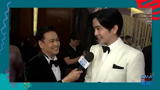 Joshua Garcia, inaming kinabahan sa kaniyang first GMA Gala | Updated with Nelson Canlas