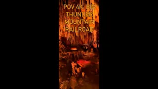 POV: 4K Big Thunder Mountain Railroad | Magic Kingdom Disneyland Orlando