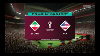 FIFA 23  Iran vs USA   World Cup Qatar 2022  Gameplay