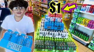 ONE DOLLAR PRIME DAY!!! | PRIME DRINK HYDRATION HUNT