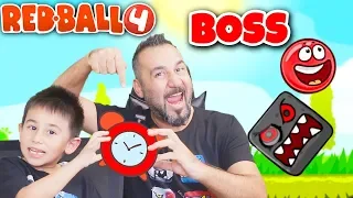 REDBALL 4 AMA ALTIN SÜRELİ OYNUYORUZ! BOSS GELDİ! | EGEMEN KAAN İLE REDBALL 4