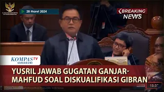 Yusril Jawab Gugatan Ganjar Mahfud soal Diskualifikasi Gibran