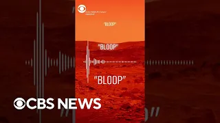 Listen to the sound of space rocks crashing into Mars #shorts