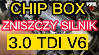 CHIP BOX Zniszczy silnik ? 3.0 TDI V6 ekologiczne szambo. Stan techniki volkswagena - będzie drogo.