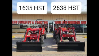 Mahindra 1635 HST compared to the 2638 HST