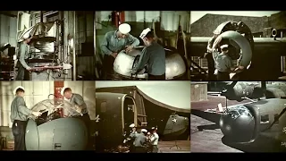 WW2 U.S. Navy Metal Smiths – Making aircraft parts from scratch (1944, Restored Color)