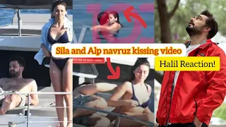 Sıla turkoglu and Alp navruz new kissing video.Halil Ibrahim's Reaction!