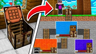 COMO HACER una BASE SECRETA en MINECRAFT 😱💥 MINECRAFT FRANCISCOGAMES #Shorts #Cortos