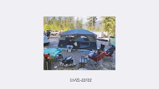 Long Weekend Camping Vlog | grace lake camp site - west harrison camping