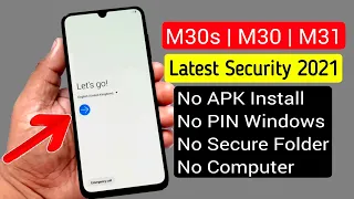 Samsung M30s/M30/M31 FRP Bypass |ANDROID 10 Without PC