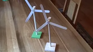 Two Toy Windmills