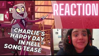 HAZBIN HOTEL REACTION // Charlie's song "Happy Day in Hell" tease and cast reveal!