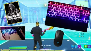 Steelseries Apex Pro ASMR Chill🤩Satisfying Keyboard Fortnite Omnipoint Switch 240 FPS Smooth 4K