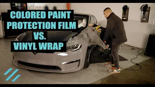 Colored Paint Protection Film Vs. Vinyl Wrap