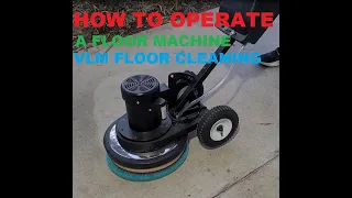 How To Use a Floor Buffer