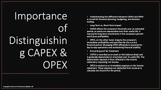 CAPEX & OPEX: Understanding Capital Expenditure and Operating Expenditure