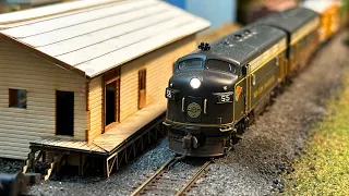 N Scale F Units on the RCR