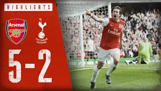 WHAT A COMEBACK! | Arsenal 5-2 Tottenham Hotspur | Premier League highlights | Feb 26, 2012