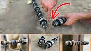 A Turner's Brilliant Technique Of Truck Camshaft Repair | Broken Camshaft Repair