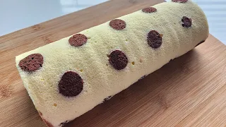 Шоколадан кремтэй ороомог бялуу / Chocolate Cream Roll Cake Recipe / 초콜렛크림 롤케이크 만들기