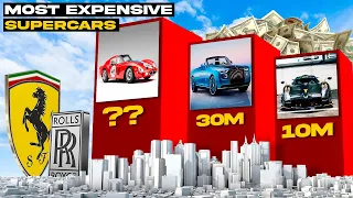 The Most EXPENSIVE CARS in the world 2024 💲 | 3D comparison