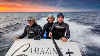 Final time Spearfishing with my brother & best mate in Brisbane - Fish skin catch & cook.