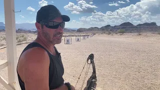 Archery Practice from 20 to 60 yards at Sara Park, Lake Havasu City, AZ