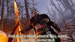 THIS BLACK BEAR ARMOR WILL MAKE YOU FEEL INVINCIBLE | GOD OF WAR RAGNAROK | NEW GAME + | GMGOW+